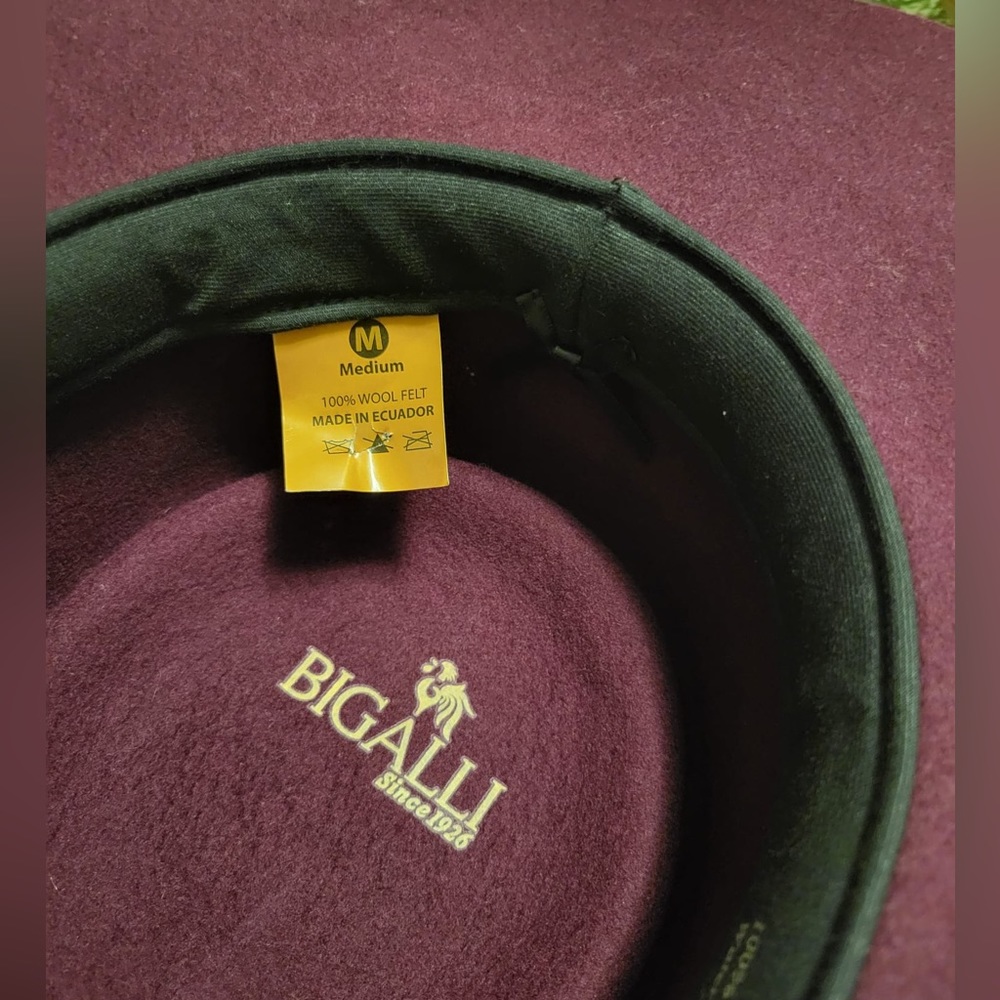 BIGALLI FEDORA HAT 100% wool